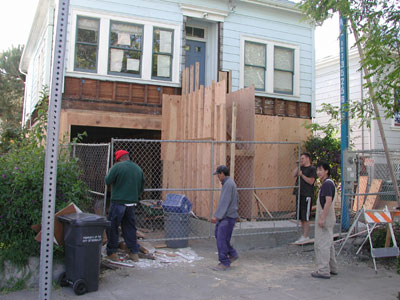 Stairs coming together