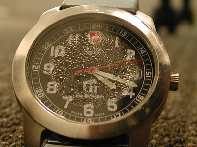 Front of watch